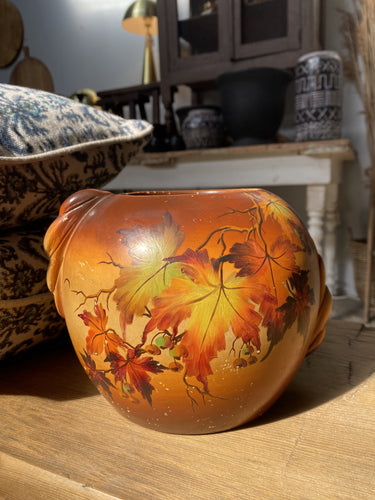Autumn Themed Australian Pottery Vase
