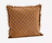 Load image into Gallery viewer, Madam Stoltz Printed Cushion with Fringes (Was $86, now  $43)