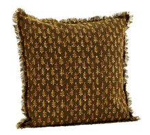 Load image into Gallery viewer, Madam Stoltz Printed Cushion with Fringes (Was $86, now  $43)