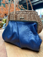Load image into Gallery viewer, Australian made pleated leather clutch