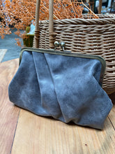 Load image into Gallery viewer, Australian made pleated leather clutch