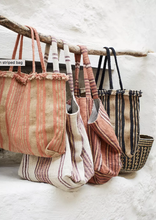 Load image into Gallery viewer, Madam Stoltz Handwoven Striped Bag Was $130 Now $45