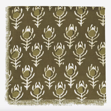 Load image into Gallery viewer, Madam Stoltz Printed Table Cloth with Fringes