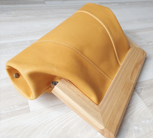 Load image into Gallery viewer, Australian made timber and leather clutches