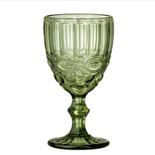 Load image into Gallery viewer, Florie Green Glassware