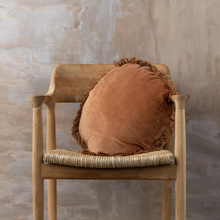 Load image into Gallery viewer, Fringed Cotton Velvet Cushions