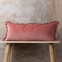 Load image into Gallery viewer, Fringed Cotton Velvet Cushions