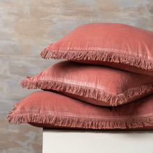 Load image into Gallery viewer, Fringed Cotton Velvet Cushions