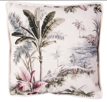 Load image into Gallery viewer, Cushions in Printed Velvet or Canvas Palm (ON SALE)