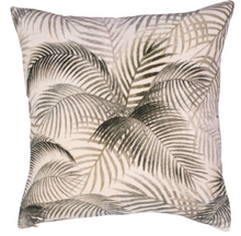 Load image into Gallery viewer, Cushions in Printed Velvet or Canvas Palm (ON SALE)
