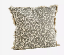 Load image into Gallery viewer, Madam Stoltz Printed Cushion with Fringes (Was $86, now  $43)
