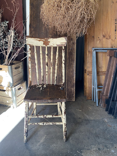 Antique Chippy Cottage Dining Chair