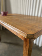 Load image into Gallery viewer, Humble Pine and Hardwood Table on Castors
