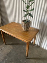 Load image into Gallery viewer, Humble Pine and Hardwood Table on Castors