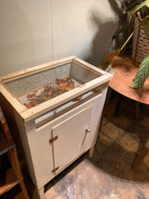Load image into Gallery viewer, Glass Topped Medical Side Table