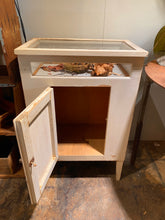 Load image into Gallery viewer, Glass Topped Medical Side Table