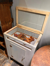 Load image into Gallery viewer, Glass Topped Medical Side Table