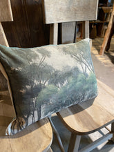 Load image into Gallery viewer, Manosque Linen and Velvet Cushion