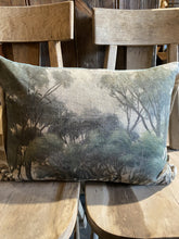 Load image into Gallery viewer, Manosque Linen and Velvet Cushion