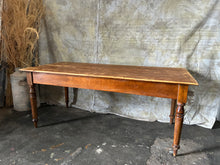 Load image into Gallery viewer, Antique Table in Natural Finish 182x88x74cm