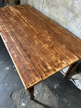 Load image into Gallery viewer, Antique Table in Natural Finish 182x88x74cm