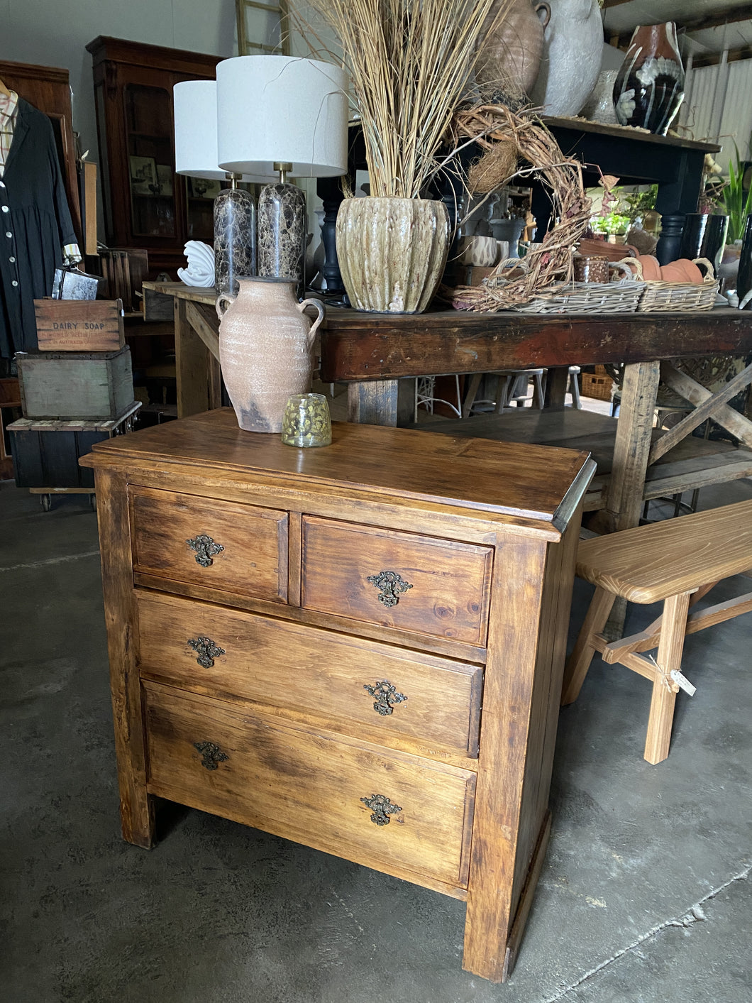 Small Antique Storage Drawers
