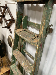 Vintage Green Two Piece Ladder