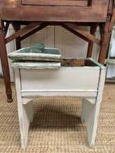Load image into Gallery viewer, Vintage Green Cobblers Stool