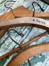 Load image into Gallery viewer, An Assortment of Vintage Timber Coat Hangers (Sold Individually)