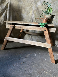 Vintage Timber Saw Bench