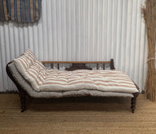 Load image into Gallery viewer, Rustic Timber Day Bed with Pretty Carved Details