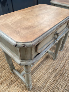 Pair of Chippy Side Tables