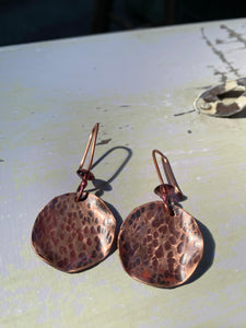 DNA Copper Earrings (medium)