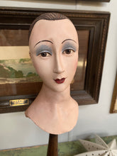 Load image into Gallery viewer, 20&#39;s Styled Bust on Timber Stand