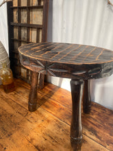 Load image into Gallery viewer, Hand Carved Folk Stool