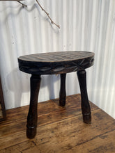 Load image into Gallery viewer, Hand Carved Folk Stool