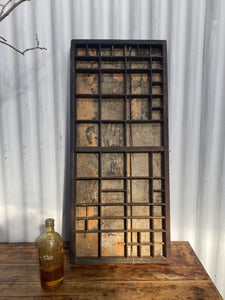 Rustic Antique Printers Tray