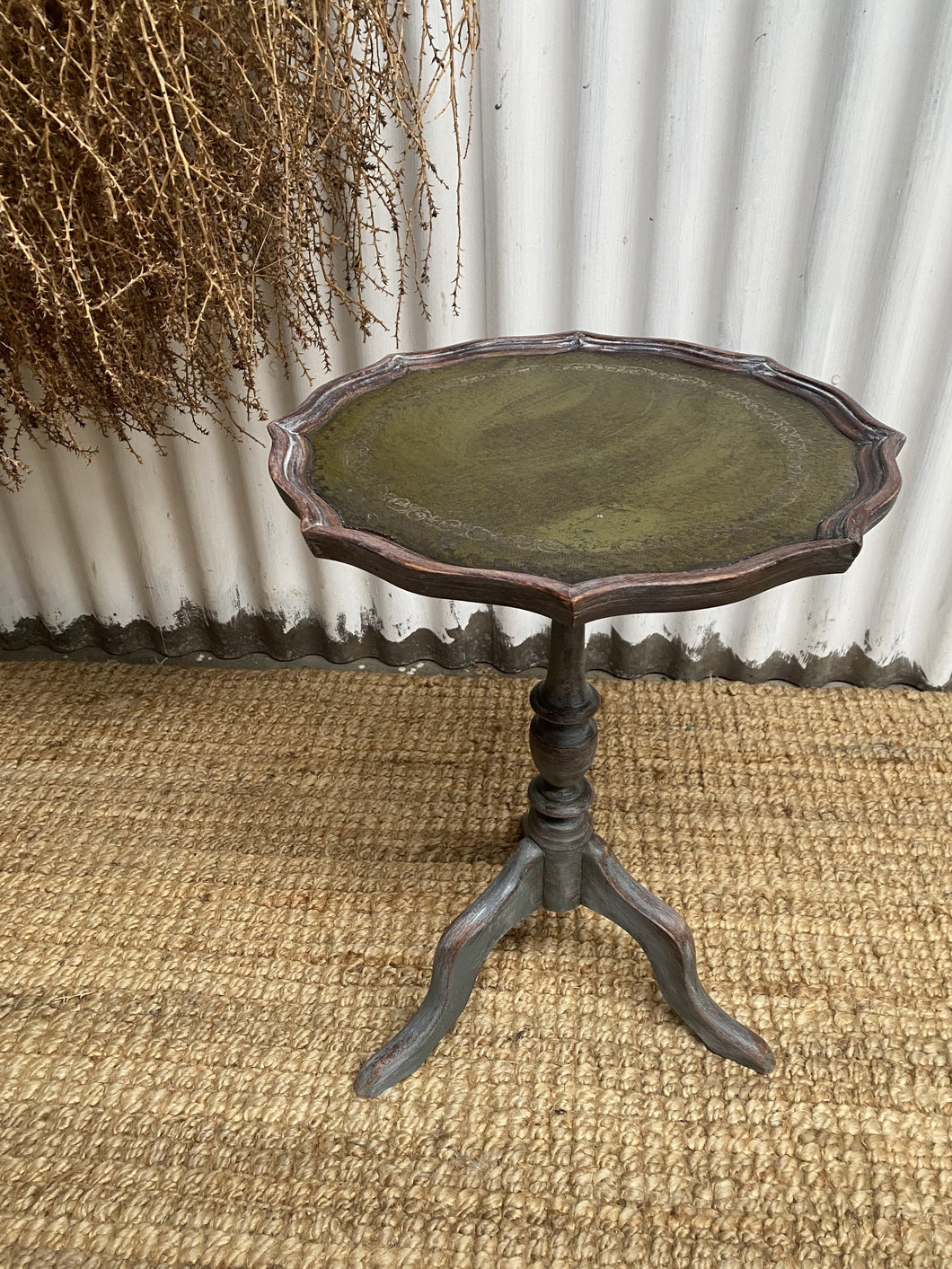 Pretty Salvaged Side Table