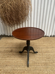 Low Side Table With Brass Feet