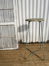 Load image into Gallery viewer, Vintage Stool in Pretty Vintage Colours