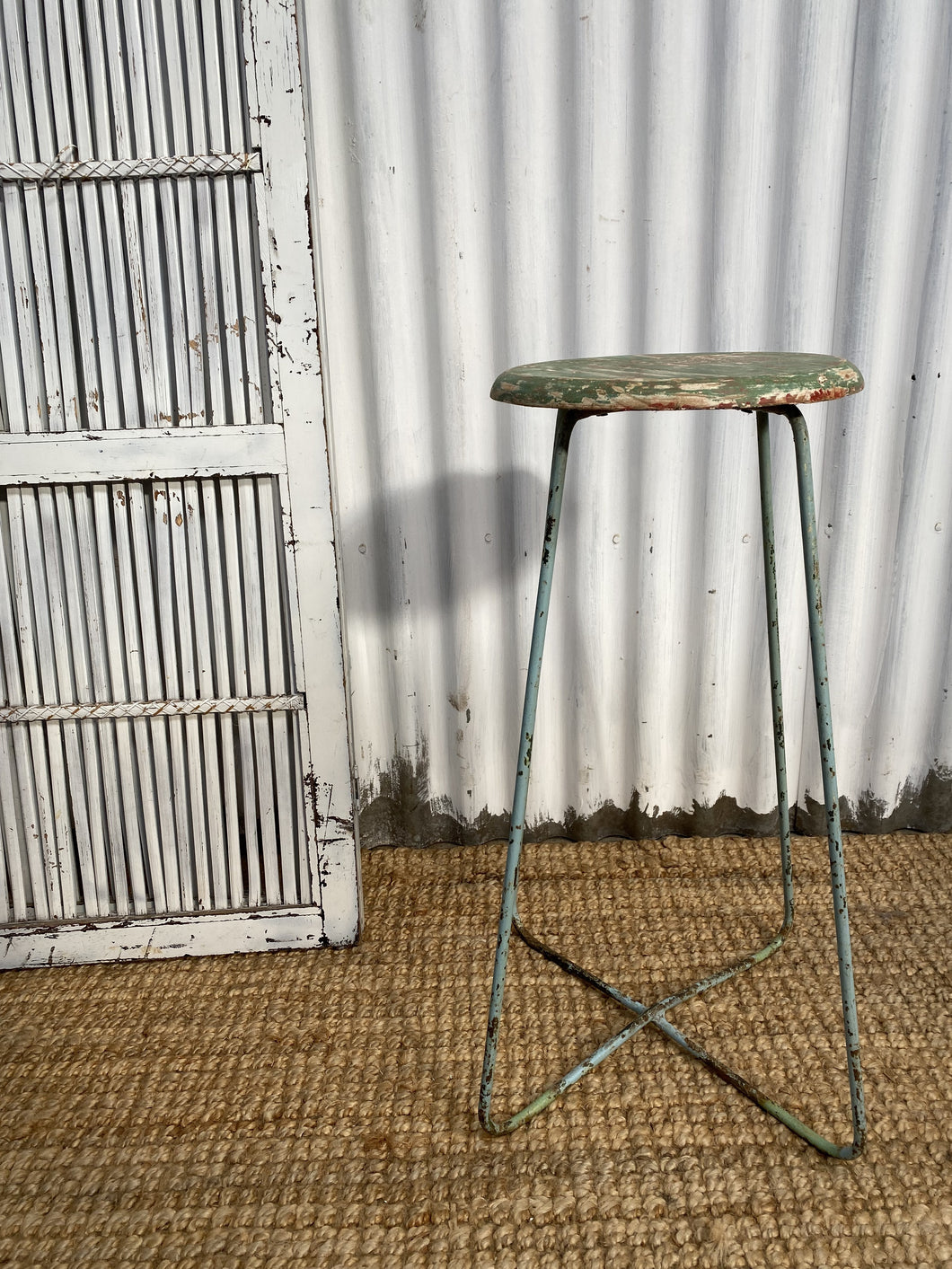 Vintage Stool in Pretty Vintage Colours