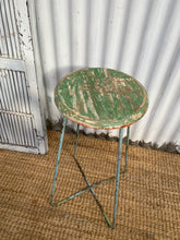 Load image into Gallery viewer, Vintage Stool in Pretty Vintage Colours