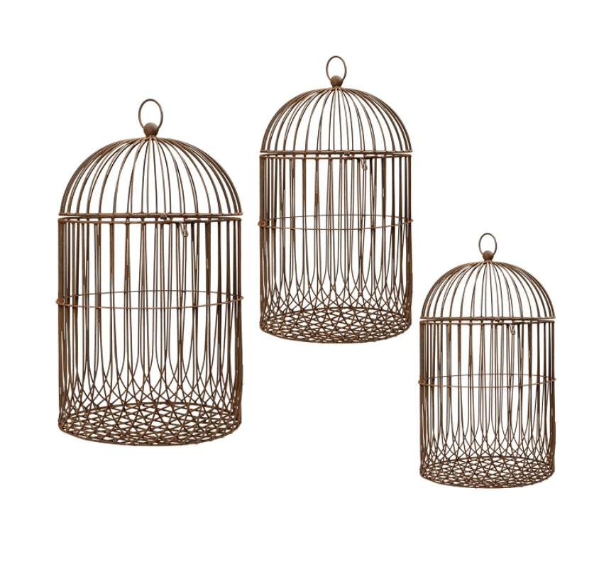 Rusty Ornamental Birdcage