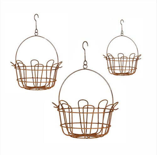 Hanging Baskets - Rust
