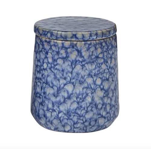 Splat Candle Jar - Blue