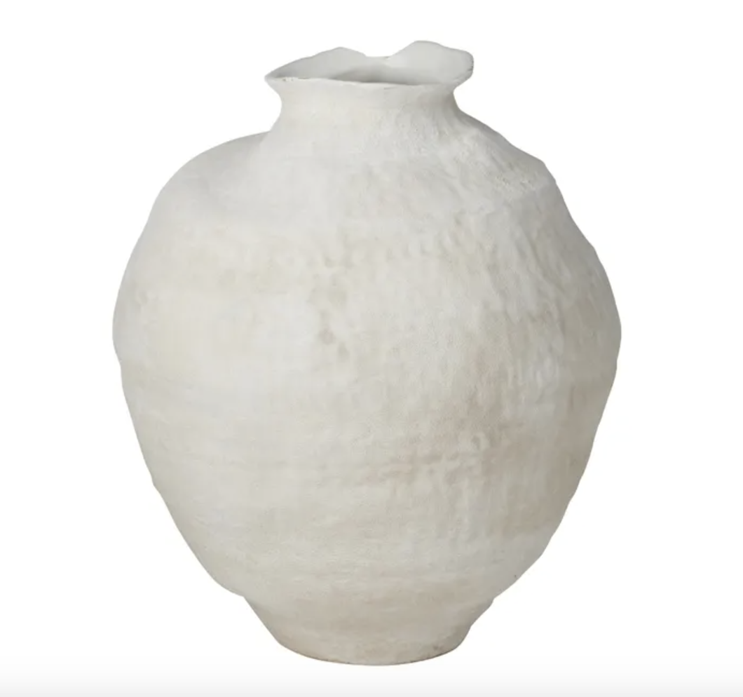 Herman Ceramic Vase Ivory