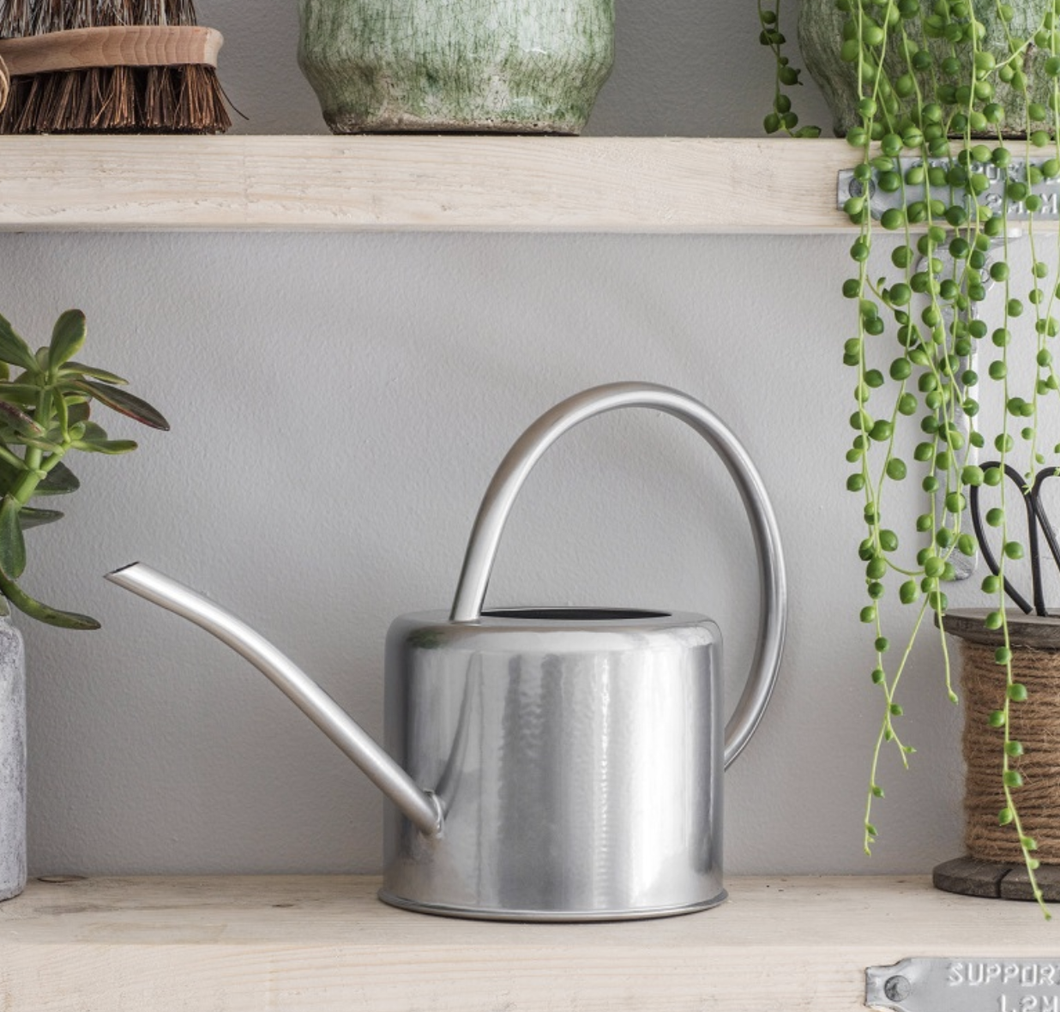 Indoor Watering Can 1.9L Silver
