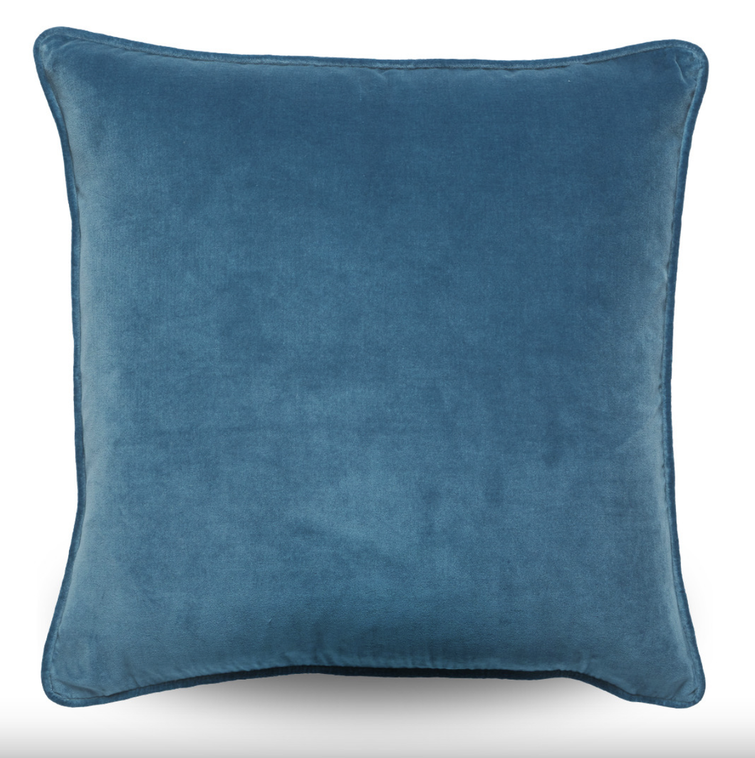 Classic Velvet Cushion Ocean