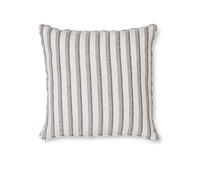 Load image into Gallery viewer, Hampton Blue / Taupe Stripe Cushion