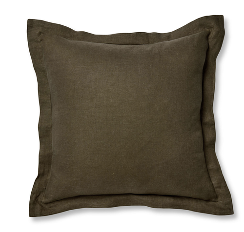 Riley Olive Linen Cushion
